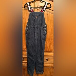 Dickies women's denim bib overalls, S
